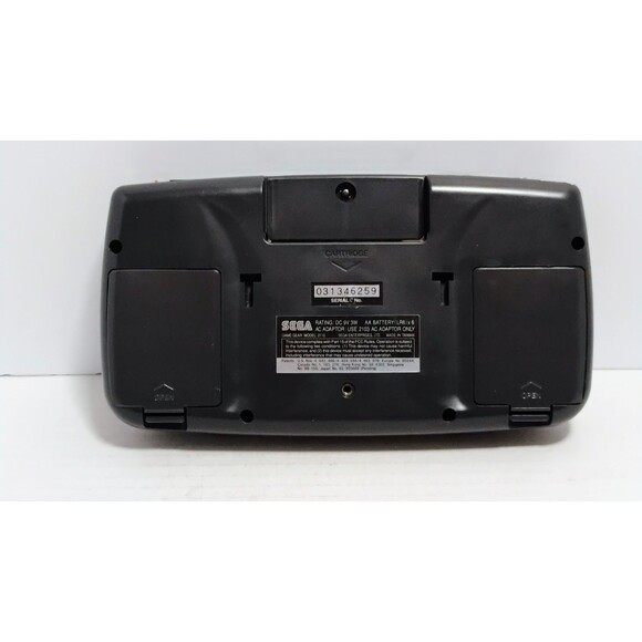 VINTAGE SEGA GAME GEAR MODEL 2110 PARTS OR REPAIR ONLY POWERS ON - Picture 7 of 10